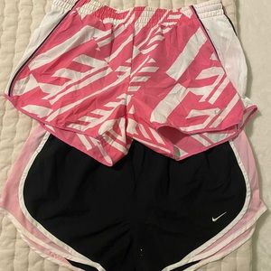 Nike DriFit running shorts bundle (2 pairs)